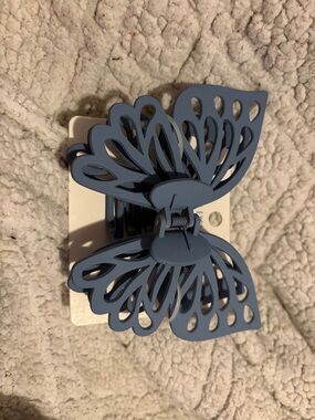 Butterfly Hair Clip in Blue - Women's Hair Accessory